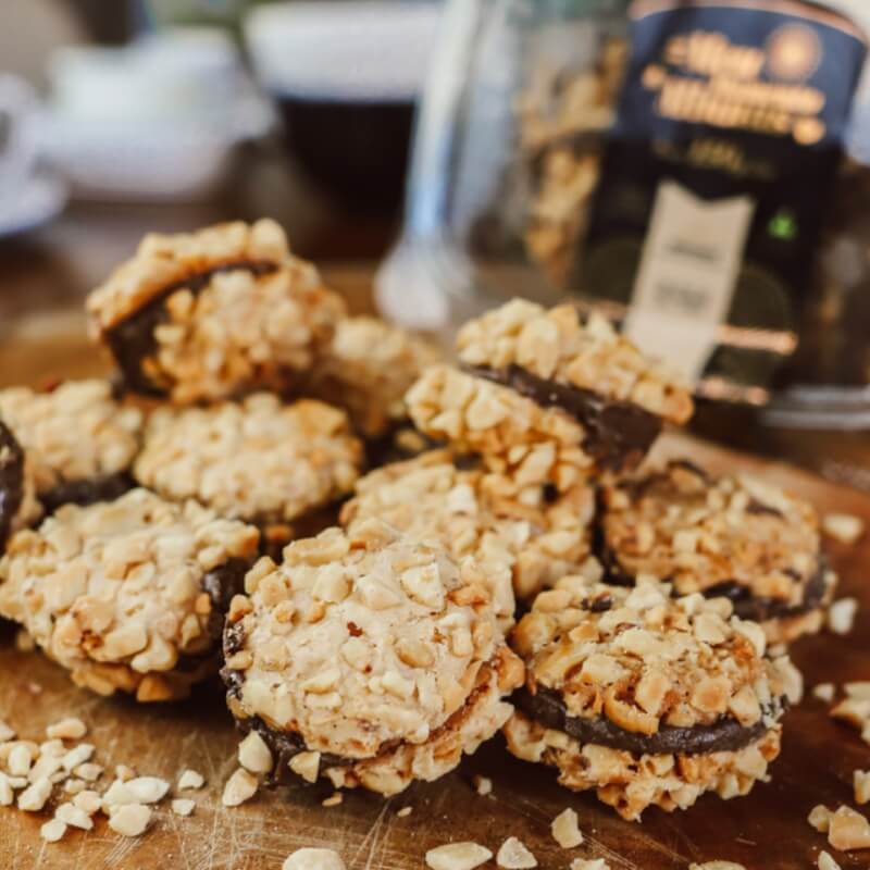 Biscoito Recheado de Avelã - Pote 100g