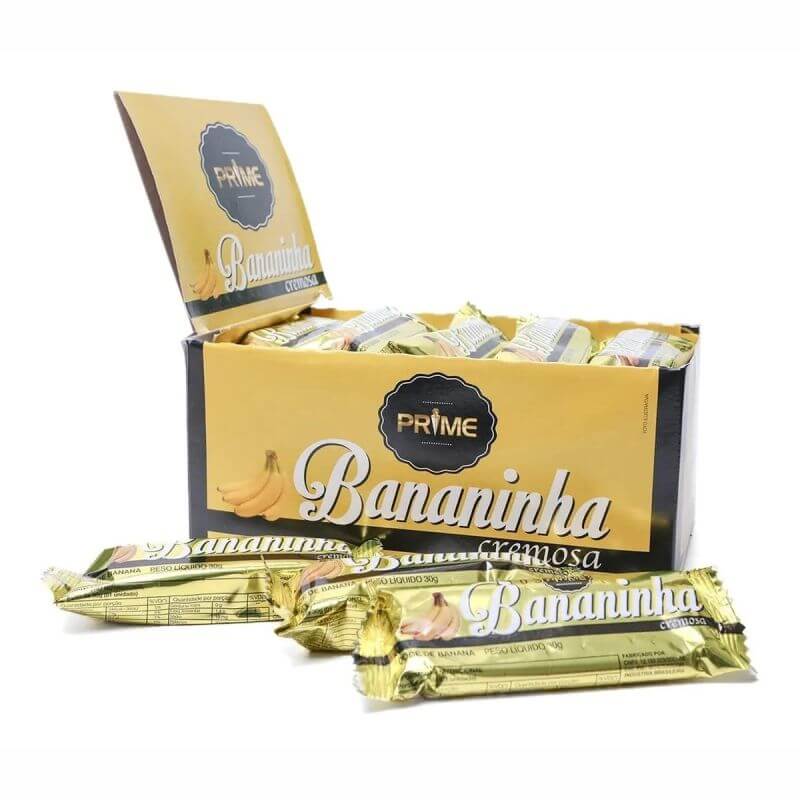 Bananinha Cremosa 30gr Cristalizada com 24 unidades